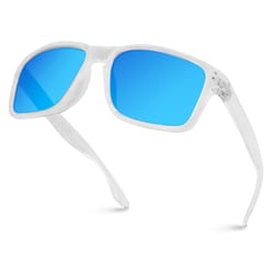 WearMe Pro Clear Frame Blue Lens Sunglasses