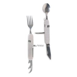 Stansport Silver Camping Flatware 5.5 in. H X 2 in. W X 7.5 in. L 1 pk