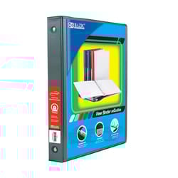 Bazic Products 1 in. W X 9.96 in. L 3-Ring Green View Binder