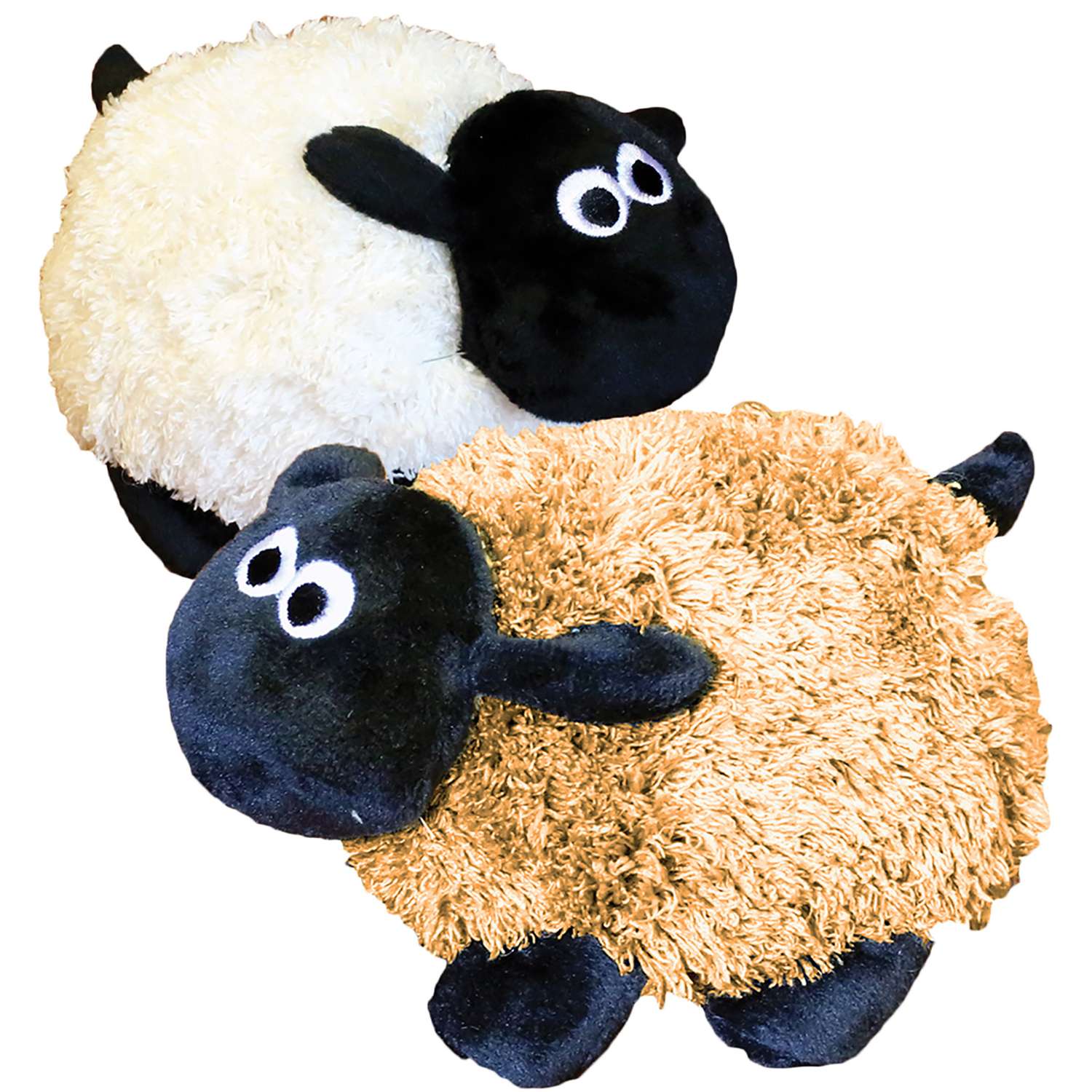 Petsport Assorted Plush Sheldon Sheep Dog Toy Medium/Large 1 pk Ace