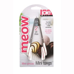 Joie Gray Silicone Mini Tongs