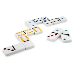 Cardinal Traditions Double 6 Dominoes Ivory 12 pc