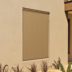 Coolaroo Beige Roll-Up Exterior Window Shade 72 in. W X 72 in. L