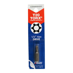 Best Way Tools Torx T20 X 1 in. L Screwdriver Bit Carbon Steel 1 pc