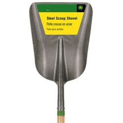 John Deere 64 in. Steel Scoop General Purpose Shovel Wood Handle