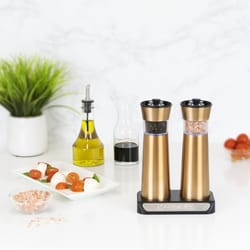 Kalorik Copper Plastic/Stainless Steel Salt and Pepper Grinder Set