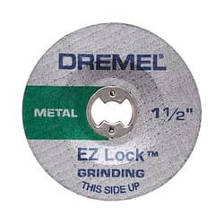 Dremel EZ Lock 1-1/2 in. D Metal Grinding Wheel