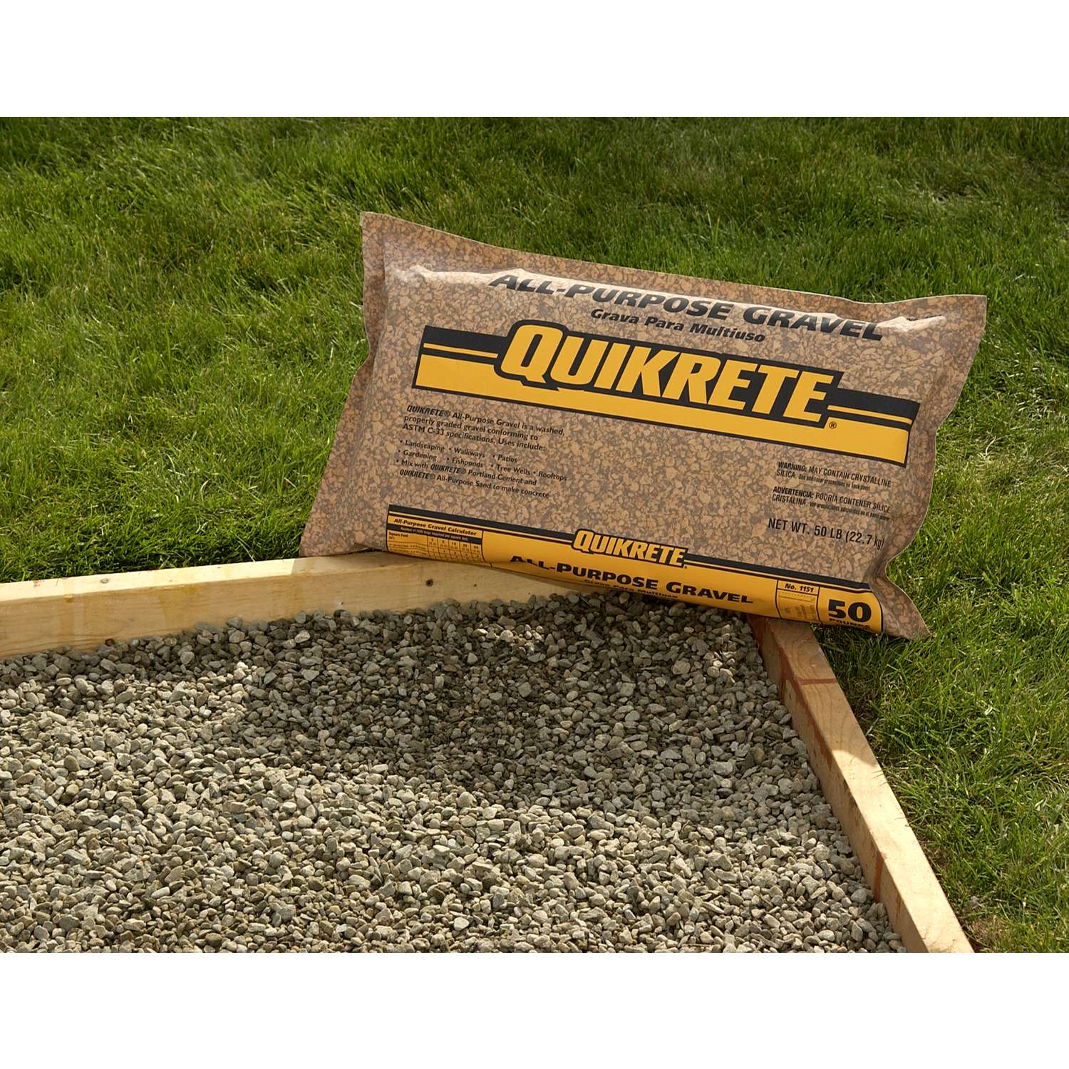 Quikrete Assorted All-Purpose Gravel 50 lb Quikrete Assorted All-Purpose Gravel 50 lb