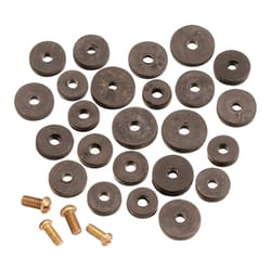 Plumb Pak Assorted in. D Rubber Faucet Washers 20 pk