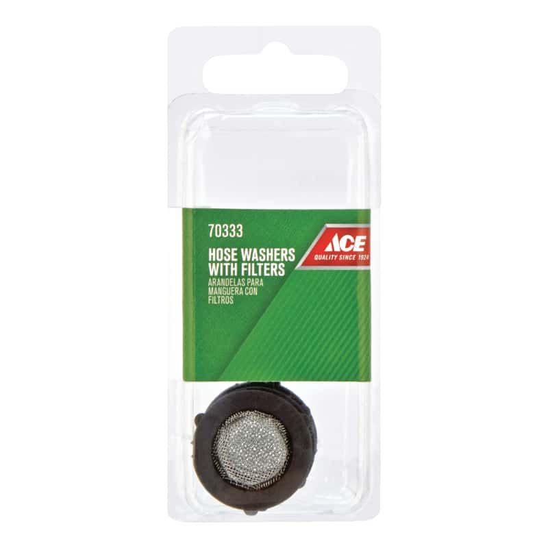 Ace Brass/Rubber NonThreaded Female Filter Hose Washer Ace Hardware