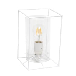 Lalia Home 9 in. White Table Lamp