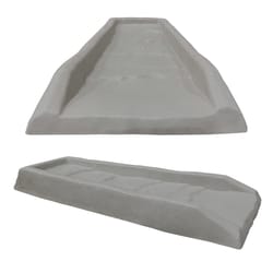 Master Mark 2 in. H X 11.5 in. W X 24 in. L Gray Plastic Splash Block