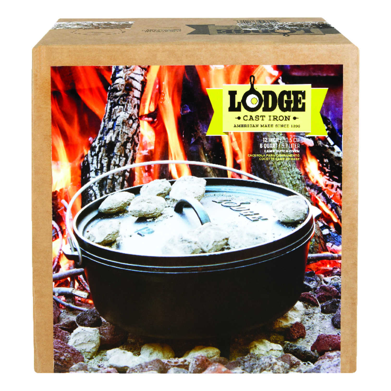 Lodge 9 Qt. Dutch Oven With Iron Cover - Rim Forest Lumber Co. Inc.