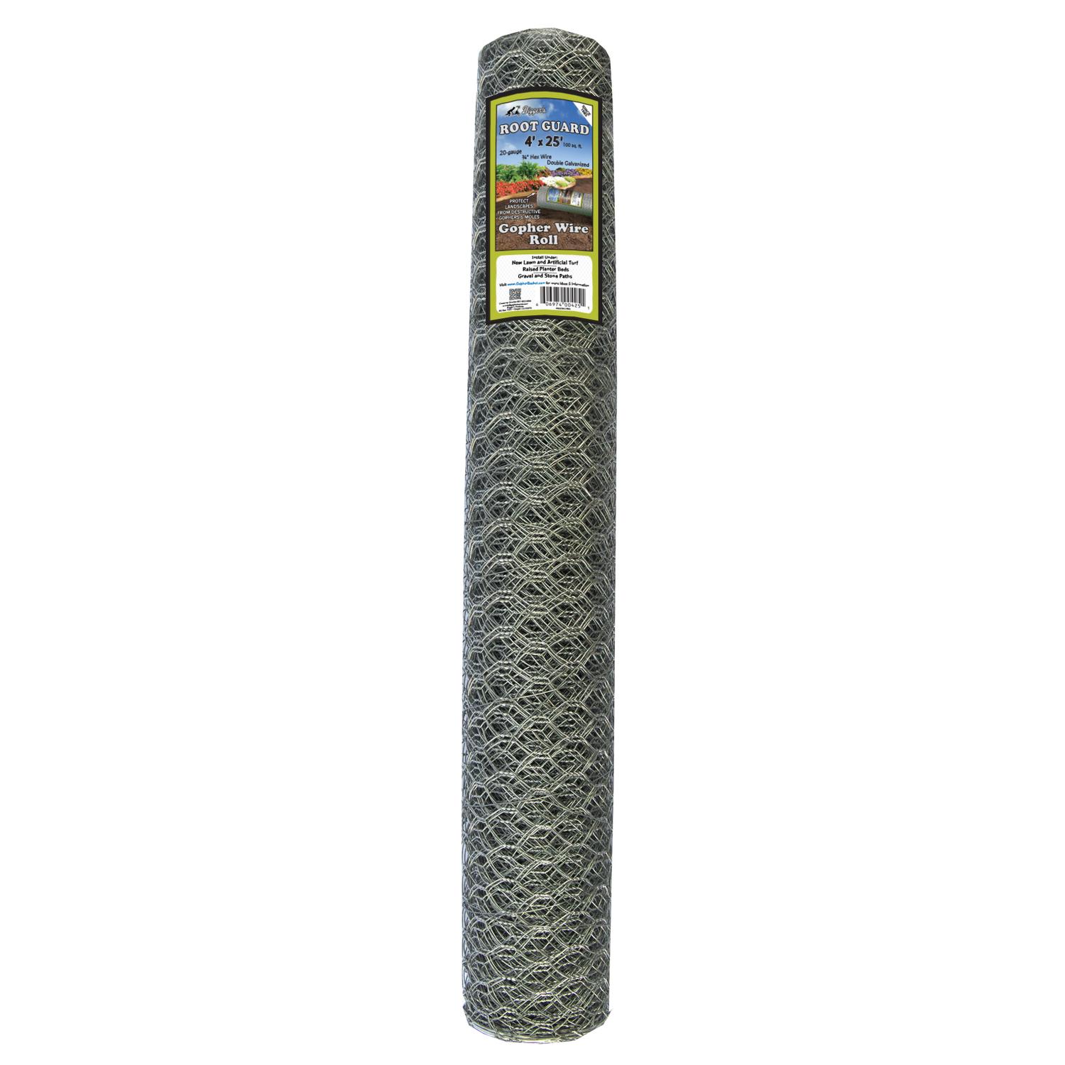 UPC 606974004251 product image for Diggers Root Guard 4 ft. H x 25 ft. D Silver Coated Wire Gopher Wire Roll | upcitemdb.com