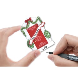 Personalizable Red Door Ornament