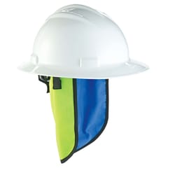 Ergodyne Chill-Its Evaporative Hard Hat Neck Shade with Cooling Towel Lime