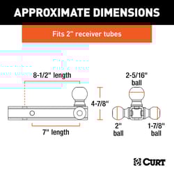 CURT Tri-Ball Mount