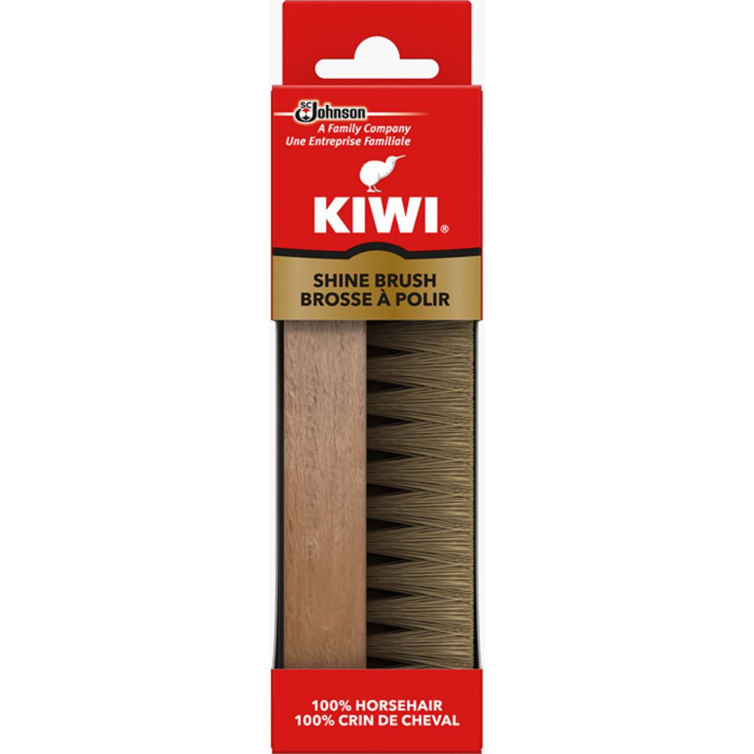  Kiwi Leather Shine Horsehair Brush, 2-Pack : Clothing, Shoes &  Jewelry