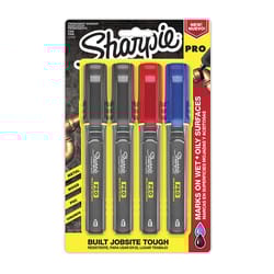 Sharpie PRO Assorted Fine Tip Permanent Marker 4 pk