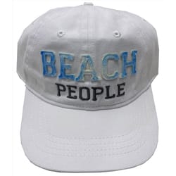 Pavilion We People Beach People Baseball Cap White One Size Fits All