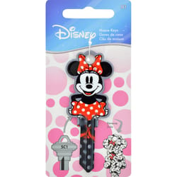 HILLMAN Disney Minnie Mouse House/Padlock Universal Key Blank SC1 Double