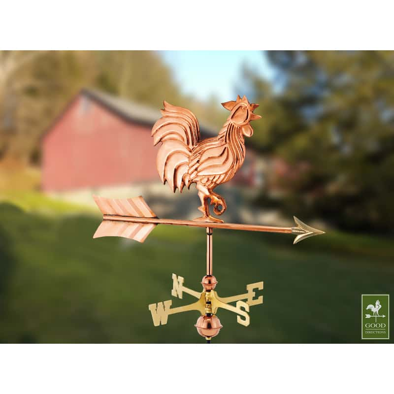 Glass Eyes In Custom Copper Weathervanes