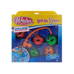 Wahu Multicolored PVC/Vinyl Let's Go Fishing Dive and Catch Game