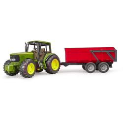 Bruder John Deere Tractor with Tipping Trailer Toy Multicolored