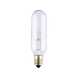 Westinghouse 15 W T6 Tubular Incandescent Bulb E12 (Candelabra) Soft White 1 pk