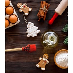 DM Merchandising Krumbs Kitchen Assorted Silicone/Wood Basting Brush