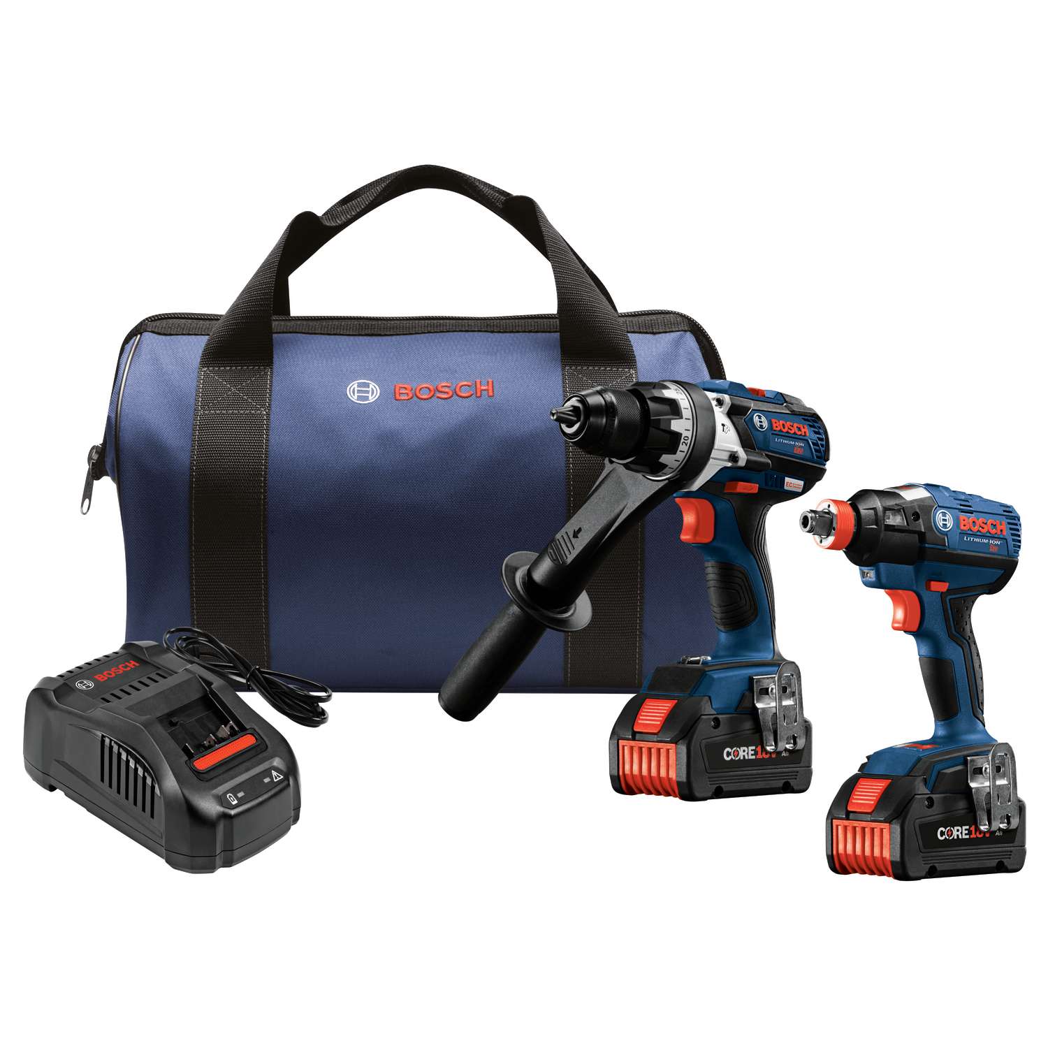 Bosch 18V Cordless Brushless 2 Tool Hammer Drill and Impact Driver