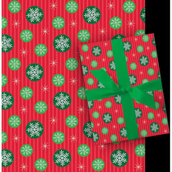 Paper Images Assorted Foil Plaid Gift Wrap