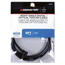 Monster Just Hook It Up 6 ft. L Digital Optical Toslink Cable