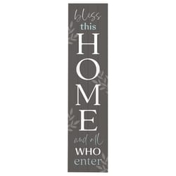 P. Graham Dunn Multicolored Wood 60 in. H Bless this Home and all Who enter Porch Sign