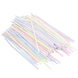 Chef Craft Assorted Plastic Straws