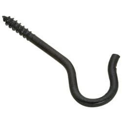 National Hardware Black Steel Ceiling Hook 25 lb. cap. 3 pk