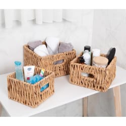 Honey Can Do Natural Woven Nesting Basket Set