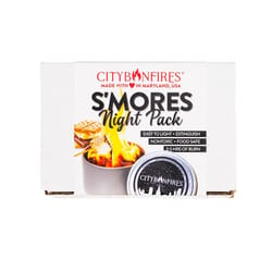 City Bonfires Stainless Steel Round Wax Smores Pack