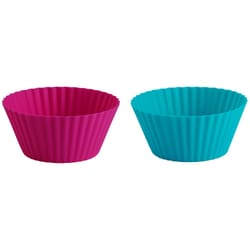 Trudeau Muffin Cups Blue/Purple 24 pc