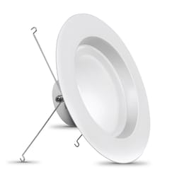 Feit Enhance White 7.5 in. W Aluminum LED Dimmable Recessed Downlight 14.3 W