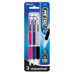 Bazic Products Metro HB 0.7 mm Mechanical Pencil 3 pk