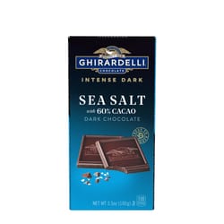 Ghirardelli Cacao Dark Chocolate/Sea Salt Chocolate Bar 3.5 oz