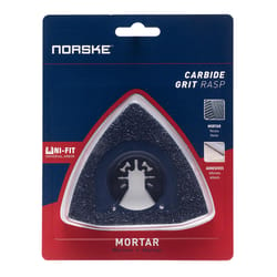 Norske Uni-Fit Carbide Triangular Rasp Grout and Mortar 1 each