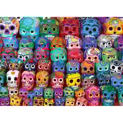 Eurographics Traditional Mexican Skulls Jigsaw Puzzles Multicolored 1000 pc