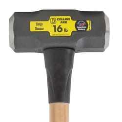 Collins 16 lb Steel Double Face Sledge Hammer 36 in. Hickory Handle