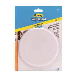 Homax 5 in. W X 5 in. L Plastic White Wall Protector Mounts to wall 5 in.