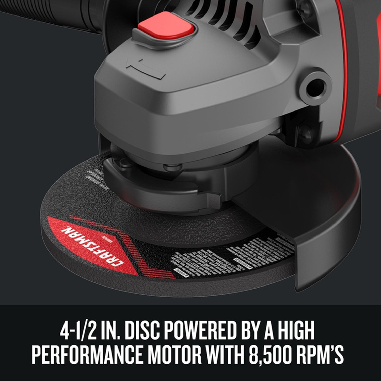 Cordless Angle Grinder Craftsman Grinder Battery Craftsman V20