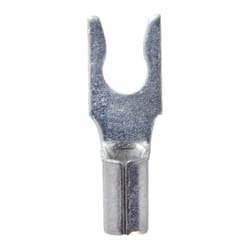 Jandorf 16-14 Ga. Uninsulated Wire Terminal Spade Silver 5 pk