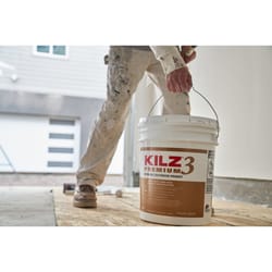 KILZ Premium White Flat Water-Based Primer and Sealer 5 gal