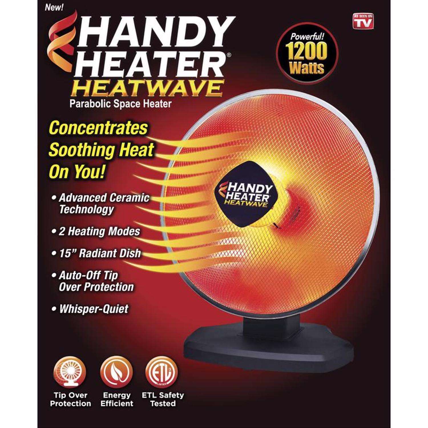 Handy Heater Heatwave Ceramic Parabolic Space Heater - Ace Hardware